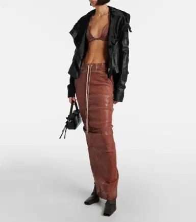 Rick Owens Denim bra top | Thumbnail 3