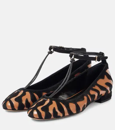 Ulla Johnson Polline animal print leather ballet flats | Thumbnail 2 Ulla Johnson Polline animal print leather ballet flats | Thumbnail 2