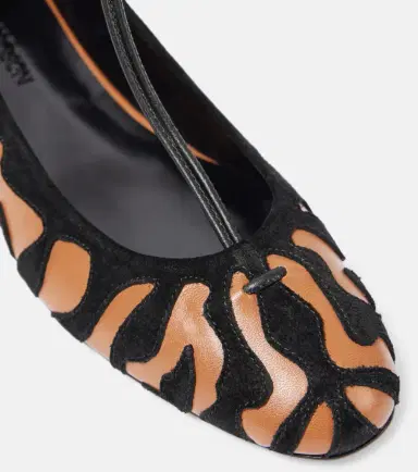 Ulla Johnson Polline animal print leather ballet flats | Thumbnail 3 Ulla Johnson Polline animal print leather ballet flats | Thumbnail 3