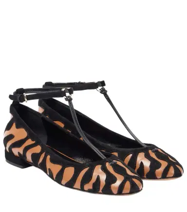 Ulla Johnson Polline animal print leather ballet flats | Thumbnail 1 Ulla Johnson Polline animal print leather ballet flats | Thumbnail 1