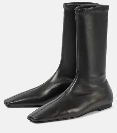 TOTEME Sock leather sock boots | Thumbnail 3