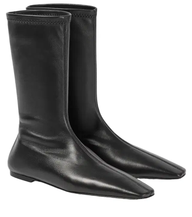 Toteme Sock leather sock boots