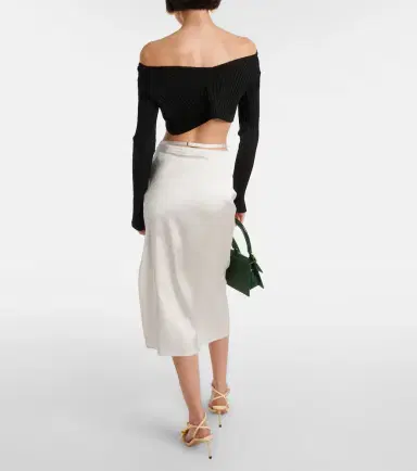 Jacquemus La Jupe Notte midi skirt | Thumbnail 4