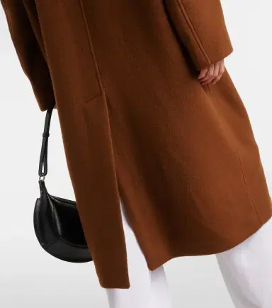 Isabel Marant Efezia wool, cashmere and silk coat | Thumbnail 4