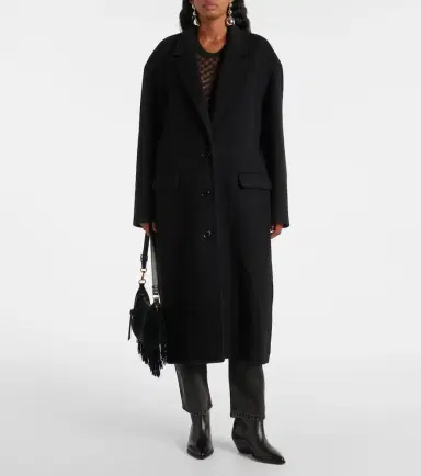 Isabel Marant Efezia wool and cashmere coat | Thumbnail 5