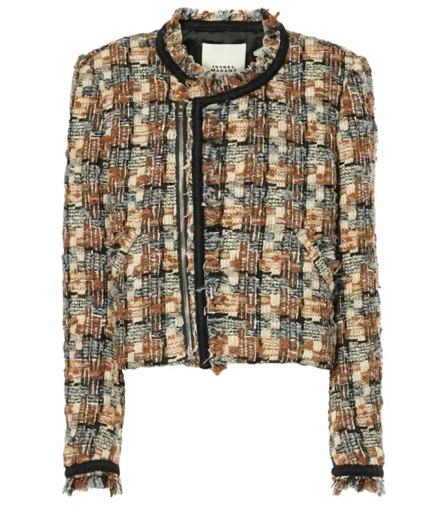 Isabel Marant Kerry cropped wool-blend jacket