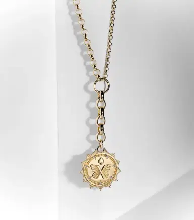 FoundRae Reverie 18kt gold chain necklace with diamonds | Thumbnail 5