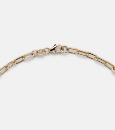 Foundrae Refined Clip 18kt gold chain necklace with diamonds | Thumbnail 2
