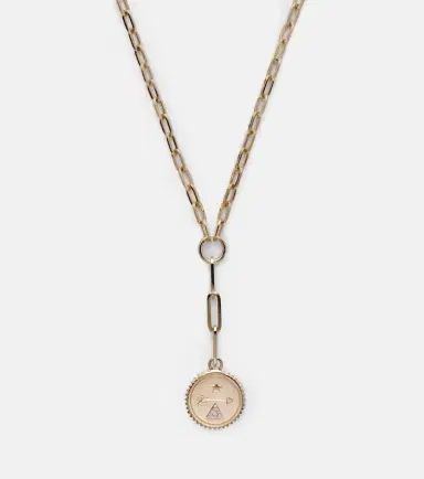 Foundrae Refined Clip 18kt gold chain necklace with diamonds | Thumbnail 3
