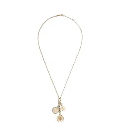 Foundrae 18kt gold pendant necklace with diamonds | Thumbnail 1