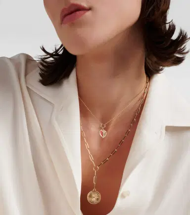 FoundRae True Love 18kt gold chain necklace | Thumbnail 4