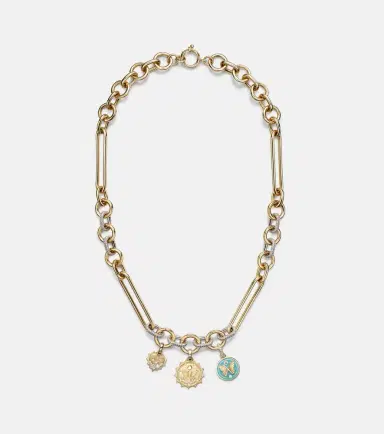 Foundrae 18kt gold chain necklace with diamonds | Thumbnail 8 Foundrae 18kt gold chain necklace with diamonds | Thumbnail 8