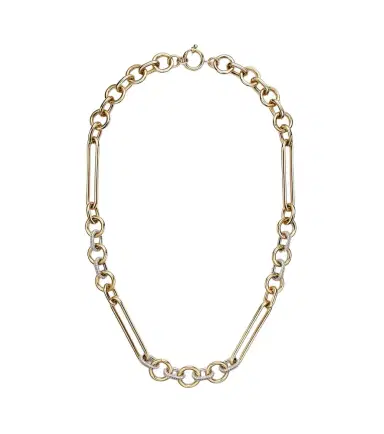 Foundrae 18kt gold chain necklace with diamonds | Thumbnail 1 Foundrae 18kt gold chain necklace with diamonds | Thumbnail 1