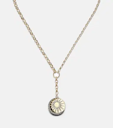 FoundRae Balance 18kt gold chain necklace with diamonds | Thumbnail 2