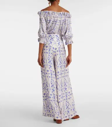Agua by Agua Bendita Pinon printed palazzo pants | Thumbnail 4