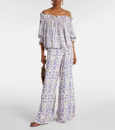Agua by Agua Bendita Pinon printed palazzo pants | Thumbnail 5