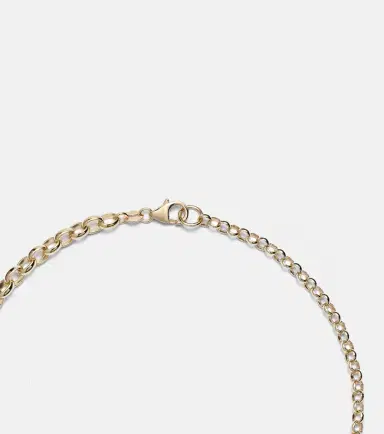 FoundRae Oversized Love Token 18kt gold chain necklace | Thumbnail 4