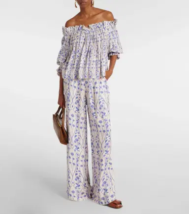 Agua by Agua Bendita Urucu off-shoulder blouse | Thumbnail 5