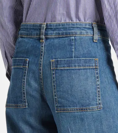 Nili Lotan Megan mid-rise wide-leg jeans | Thumbnail 4