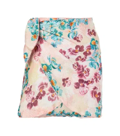 Agua by Agua Bendita Agustina Prado linen beach cover-up | Thumbnail 1
