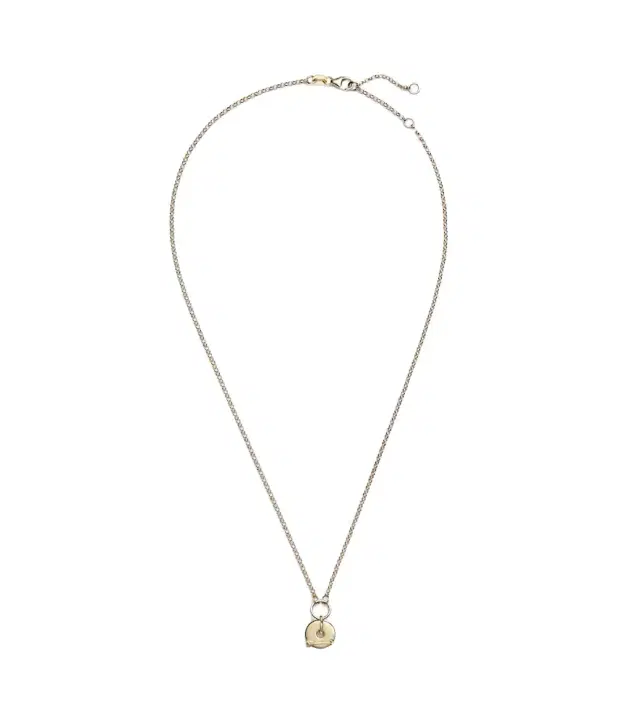 FoundRae Arrow 18kt gold chain necklace with diamonds