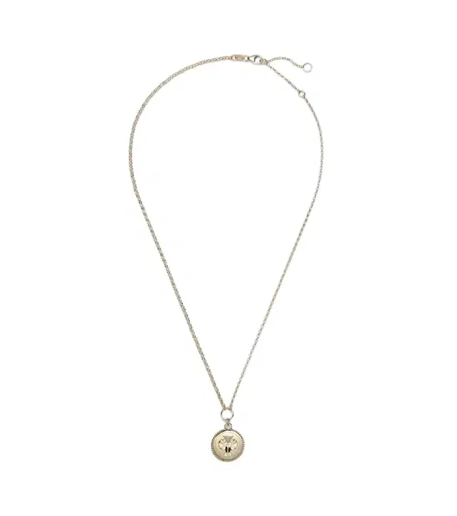 FoundRae Protection 18kt gold chain necklace with diamonds