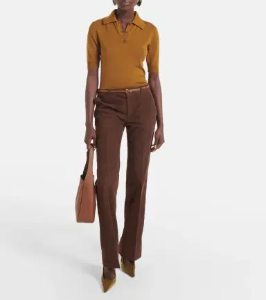 Saint Laurent Cassandre extra-slim leather belt | Thumbnail 3