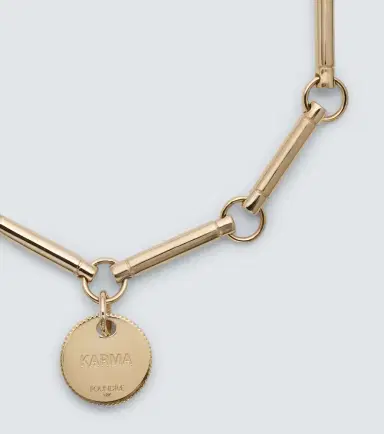 Foundrae Karma 18kt yellow gold chain bracelet | Thumbnail 3