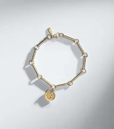 Foundrae Karma 18kt yellow gold chain bracelet | Thumbnail 4