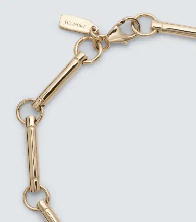 Foundrae Karma 18kt yellow gold chain bracelet | Thumbnail 5