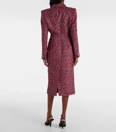 Alessandra Rich Sequined tweed midi skirt | Thumbnail 3