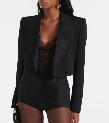 Dolce & Gabbana Paneled high-rise shorts | Thumbnail 3