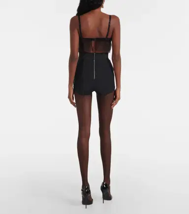 Dolce & Gabbana Paneled high-rise shorts | Thumbnail 5