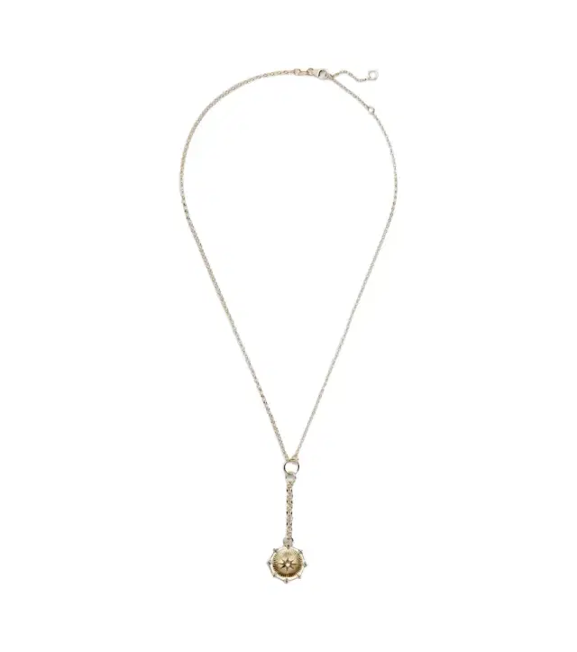 Spark 18kt gold pendant necklace with diamonds