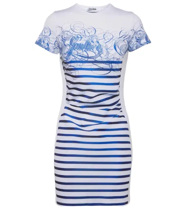 Jean Paul Gaultier Printed minidress