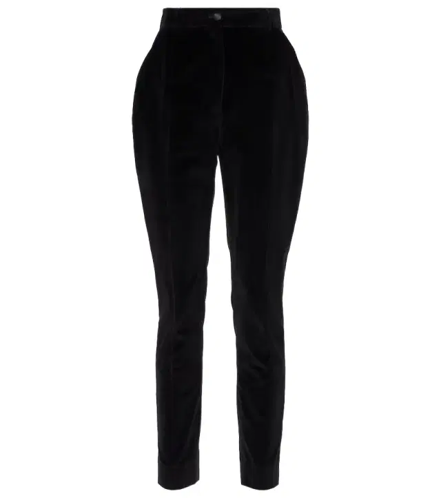 Dolce & Gabbana High-rise cotton-blend velvet tuxedo pants