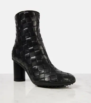 Bottega Veneta Intrecciato leather ankle boots | Thumbnail 4