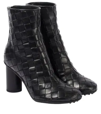 Bottega Veneta Intrecciato leather ankle boots | Thumbnail 1