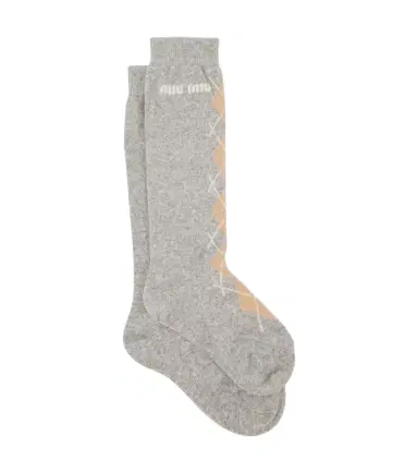 Miu Miu Wool and cashmere-blend socks | Thumbnail 1