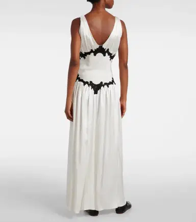 Gabriela Hearst Highland embroidered silk and wool gown | Thumbnail 4