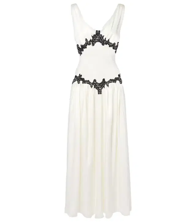 Gabriela Hearst Highland embroidered silk and wool gown