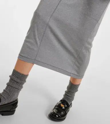 Miu Miu Silk midi skirt | Thumbnail 3