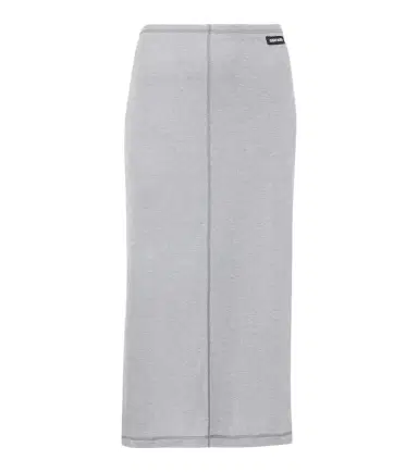 Miu Miu Silk midi skirt | Thumbnail 1