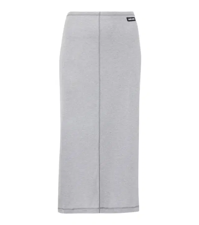 Silk midi skirt