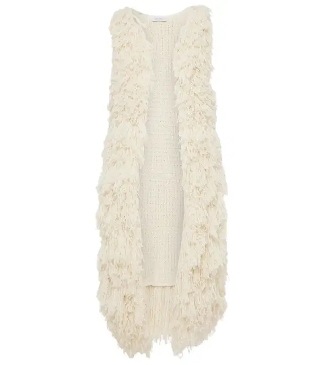 Gabriela Hearst Sigmud wool, cashmere, and silk vest