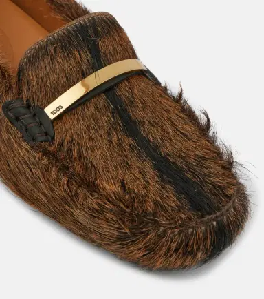 Tod's Gommino calf hair loafers | Thumbnail 3