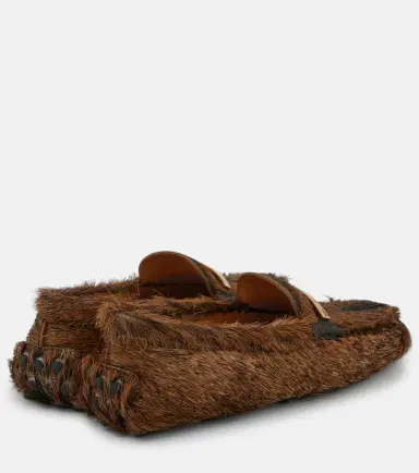 Tod's Gommino calf hair loafers | Thumbnail 4