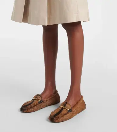 Tod's Gommino calf hair loafers | Thumbnail 6