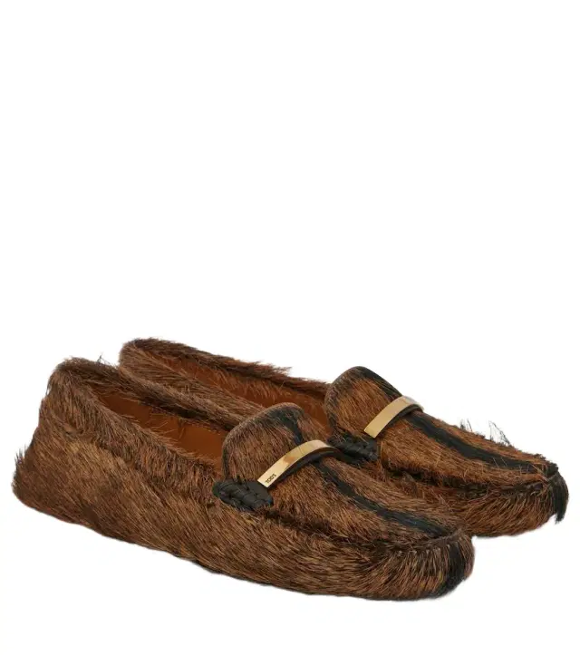 Tod's Gommino calf hair loafers