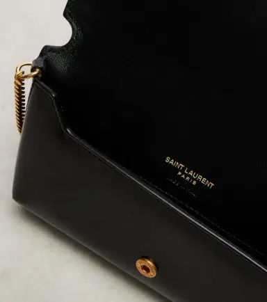Saint Laurent Cassandre patent leather phone pouch | Thumbnail 3 Saint Laurent Cassandre patent leather phone pouch | Thumbnail 3